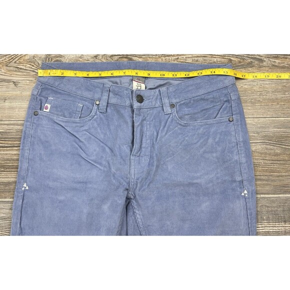 Stio Womens 8R Rivet Cord Pants Corduroy Skinny Blue Pockets Stretch 31x31 - Picture 8 of 15